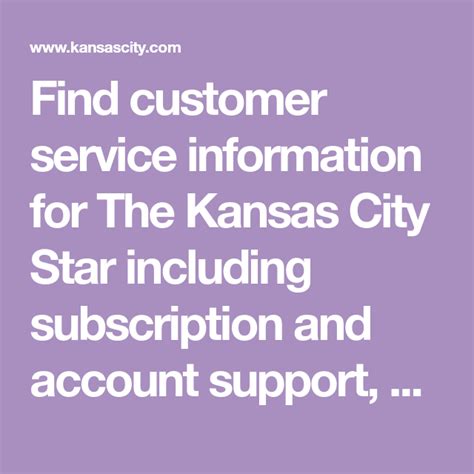 kansas city star customer service|kansas city star subscriptions.